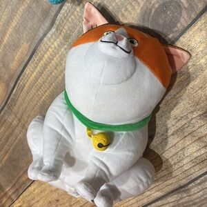 Disney Big Hero 6 Mochi 10" Plush Cat White Brown Orange